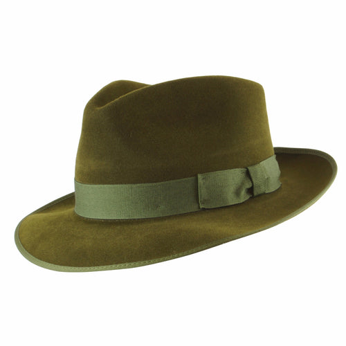 Alfred trilby hat green