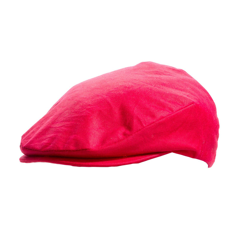 wax red flat cap